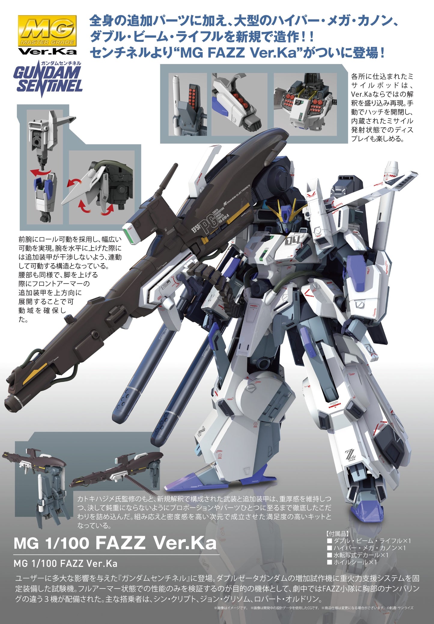 MG 1/100 FAZZ Ver.Ka