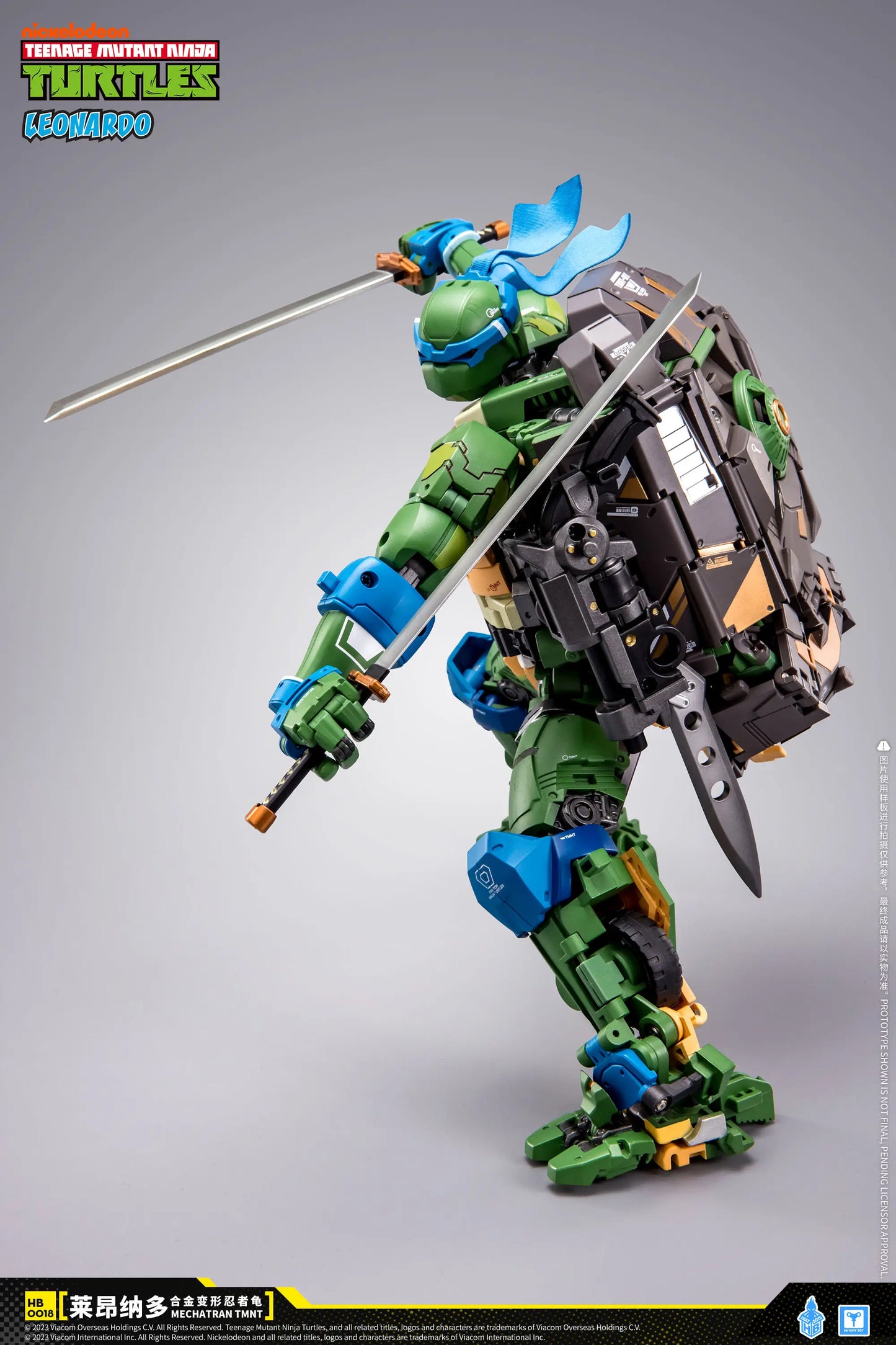 Teenage Mutant Ninja Turtles Leonardo Alloy MechaTran Action Figure