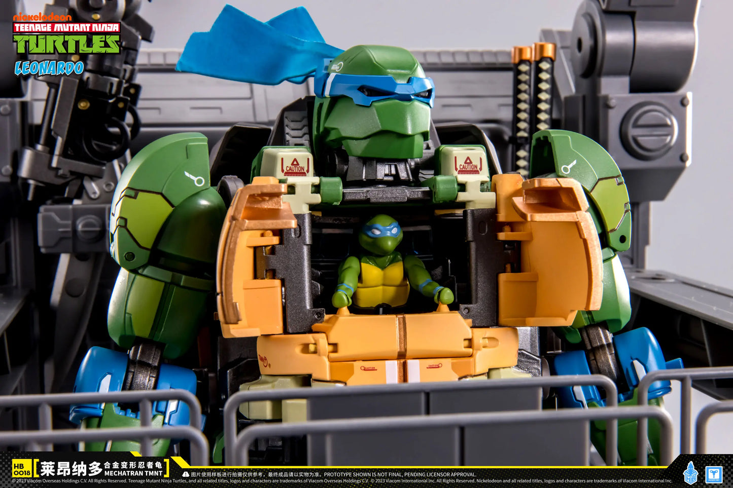 Teenage Mutant Ninja Turtles Leonardo Alloy MechaTran Action Figure