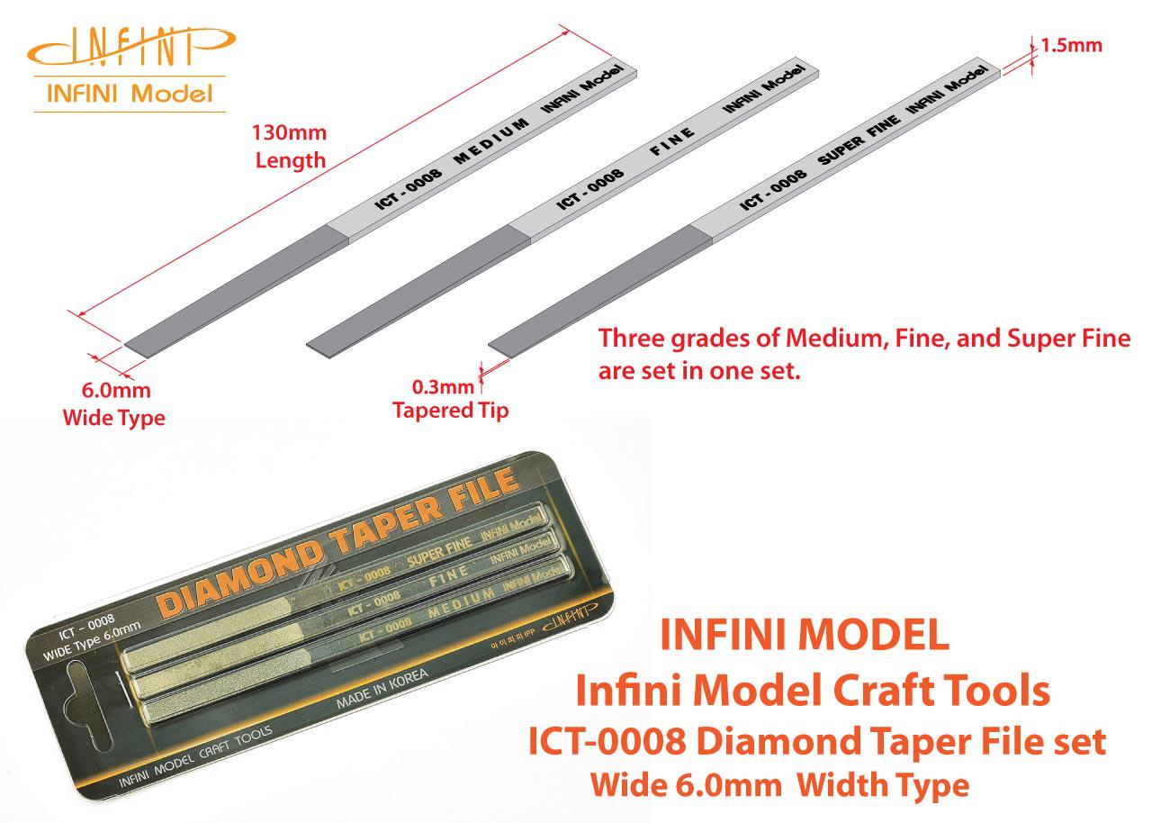 Diamond File Set (Wide) 3 pcs