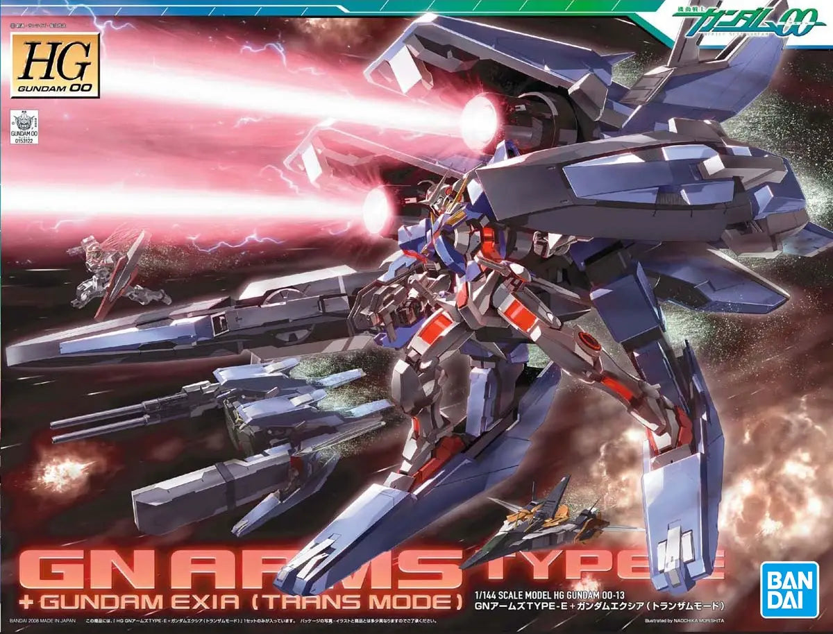 HG 1/144 GN Arms Type E + Gundam Exia (Transam Mode)