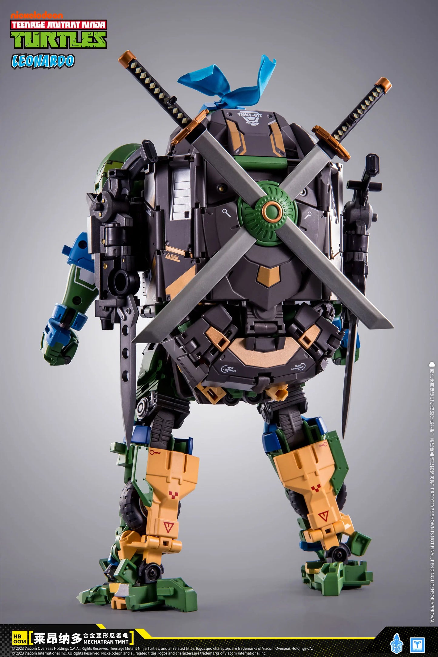 Teenage Mutant Ninja Turtles Leonardo Alloy MechaTran Action Figure